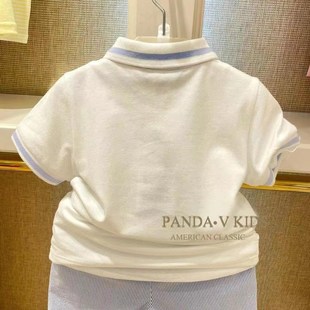 上衣时尚 男童短袖 小童翻领宝宝半袖 夏季 洋气潮 T恤儿童休闲POLO衫