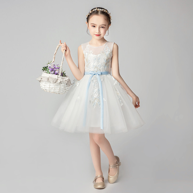 女童公主裙小孩婚纱花童结婚儿童礼服蓬蓬白纱学生钢琴演出服春秋,童装/婴儿装/亲子装,儿童礼服,淘宝优惠券,粉丝福利购,淘宝优惠卷