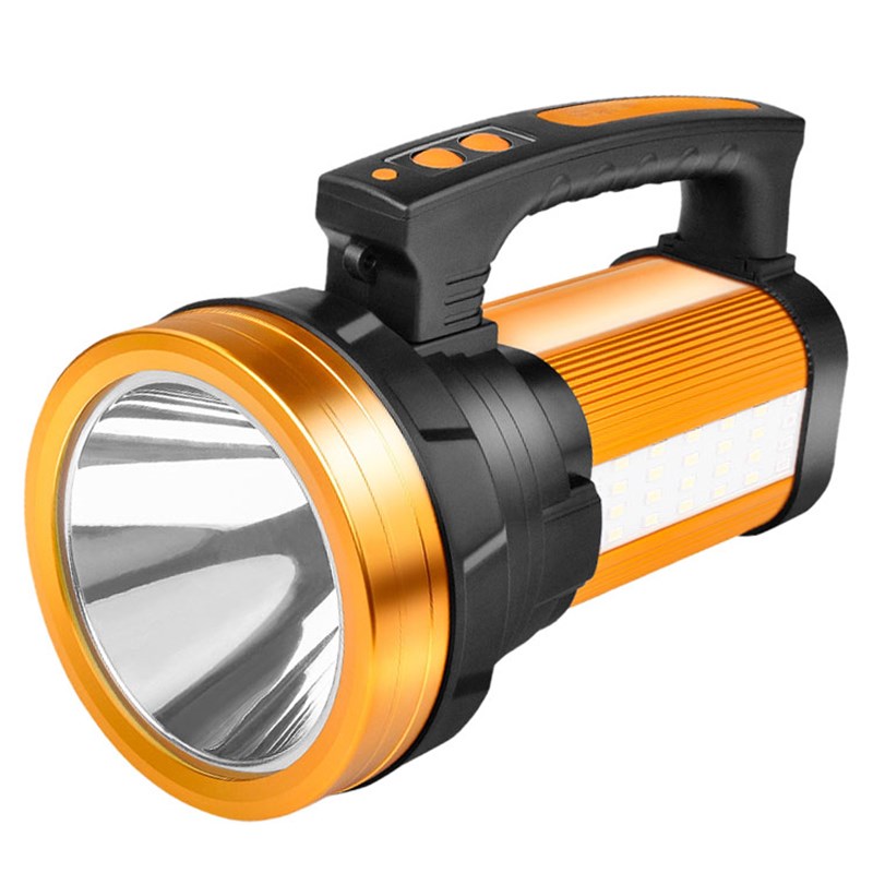 探照灯户外强光超亮防水照明灯室外手电筒工程移动防爆灯led射灯
