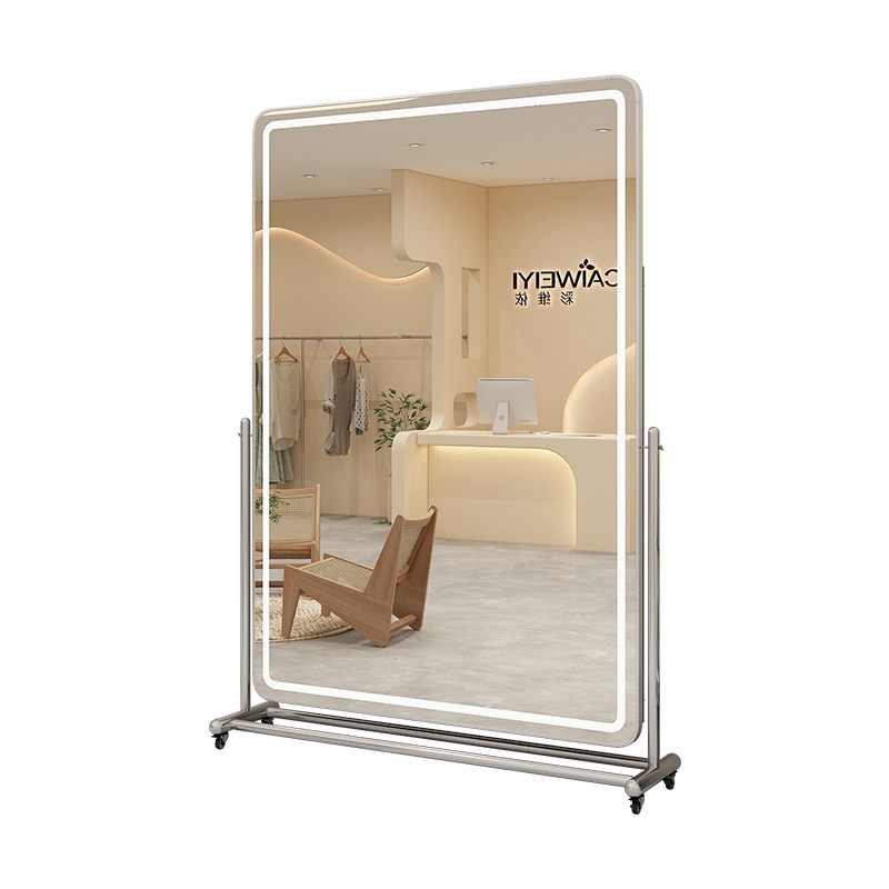 服装店试衣镜网红直播专用镜子穿衣镜全身落地镜家用定制显瘦美颜