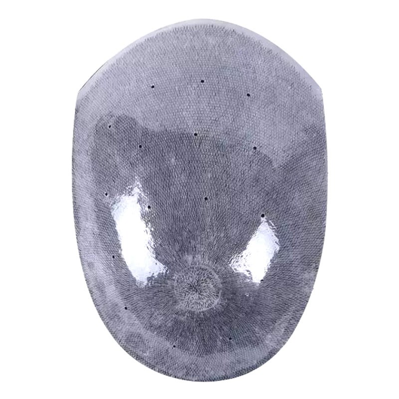 假发片男士生物头皮背头定制无痕自然生超薄秃头真发手织头顶补发