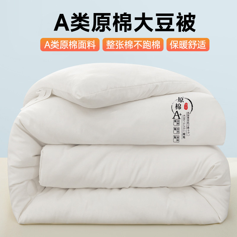 大豆纤维被子冬被加厚保暖棉被芯春秋被单人宿舍四季通用太空调被,床上用品,化纤被,淘宝优惠券,粉丝福利购,淘宝优惠卷