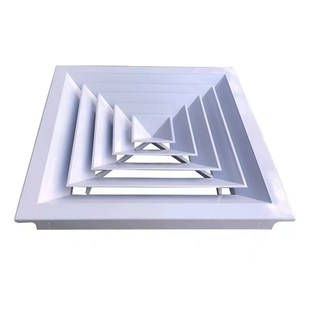 定制铝合金扣板散流器出风口集成吊顶天花卡龙骨铝扣板百叶出风口