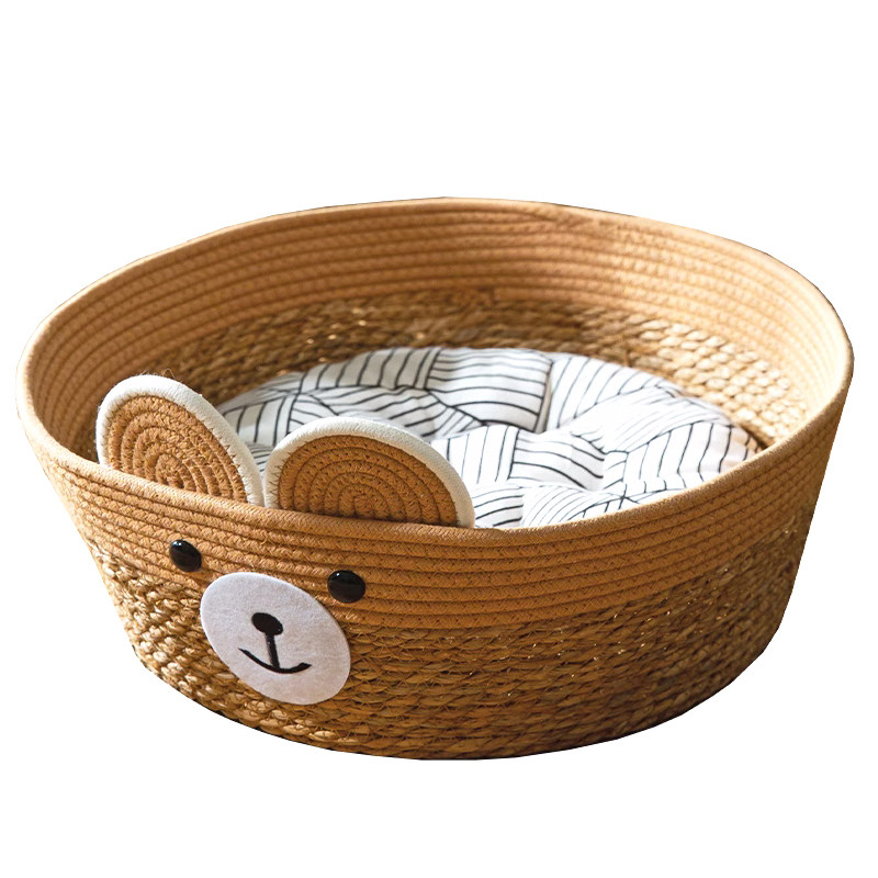 藤编猫窝夏季凉席窝四季通用幼猫睡觉用垫子夏天降温神器宠物用品,宠物/宠物食品及用品,猫窝/屋/帐篷/沙发,淘宝优惠券,粉丝福利购,淘宝优惠卷