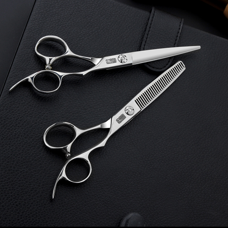 寒月专业美发剪刀牙剪理发剪刀牙剪打薄剪无痕牙剪美发剪打薄牙剪