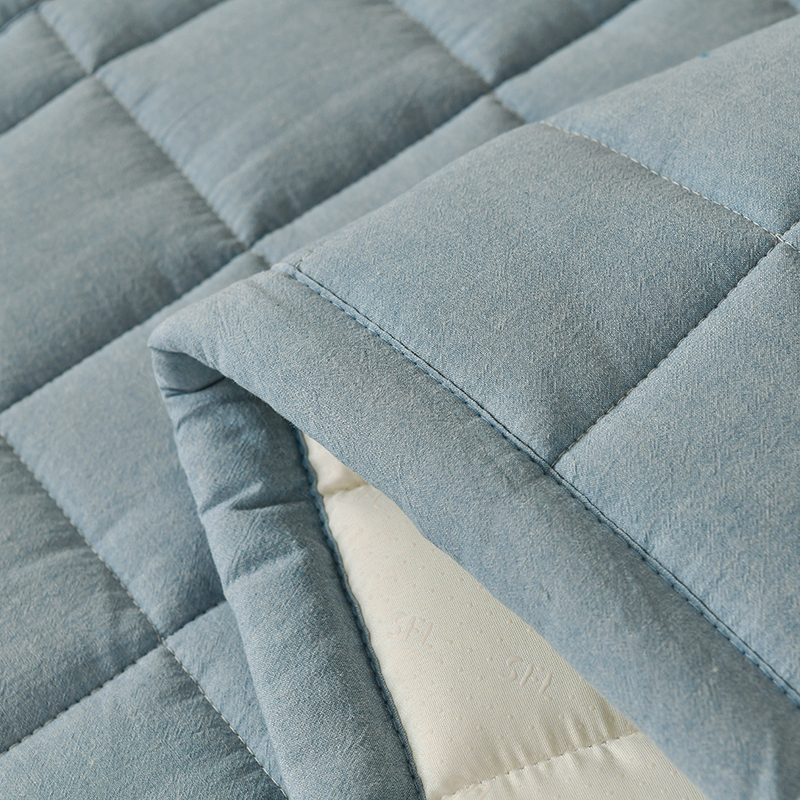 A类优质棉花褥子纯棉夹棉加厚床单床垫软垫学生宿舍单人垫被机洗