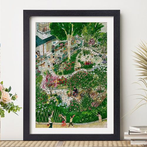 拼图相框1000片70x50x75cm装裱300块500片2000平图固定画框架定制