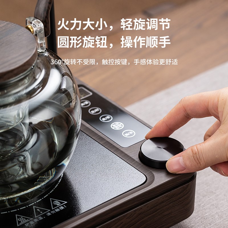 自动上水电陶炉煮茶器新款家用烧水壶电热煮茶炉一体泡茶专用茶具