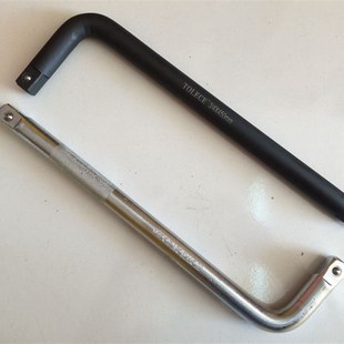 L型套筒扳手 铬钒钢重型延长杆 7字重型杆板 419mm重型弯接杆