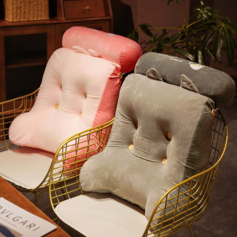 卡通靠枕床头软包床上靠垫大靠背腰靠垫腰抱枕女生睡觉看书玩手机