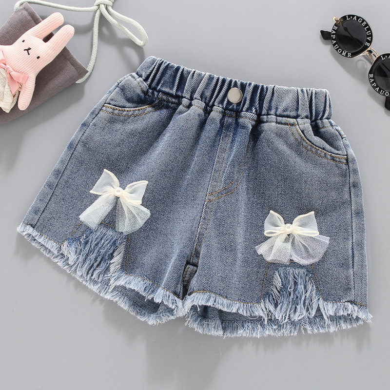 可爱女童牛仔短裤2023新款洋气中大儿童宝宝夏季外穿百搭薄款裤子,童装/婴儿装/亲子装,儿童牛仔裤,淘宝优惠券,粉丝福利购,淘宝优惠卷