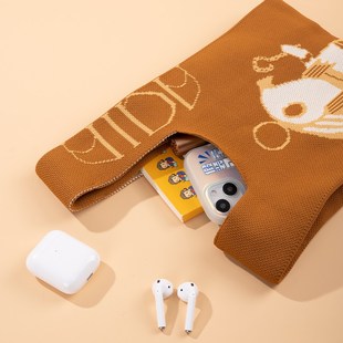 国家大剧院 阿依达纪念款文创包手腕包针织袋零钱包送女生日礼物