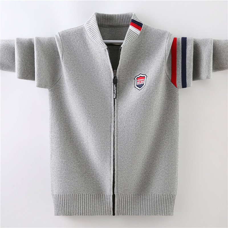 男童开衫毛衣2023秋冬新款儿童拉炼衫秋装外套加绒加厚纯棉针织衫,童装/婴儿装/亲子装,毛衣/针织衫,淘宝优惠券,粉丝福利购,淘宝优惠卷