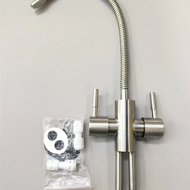 家用食品级c304不锈钢净水器龙头 厨房通用金色加厚.水龙头配件