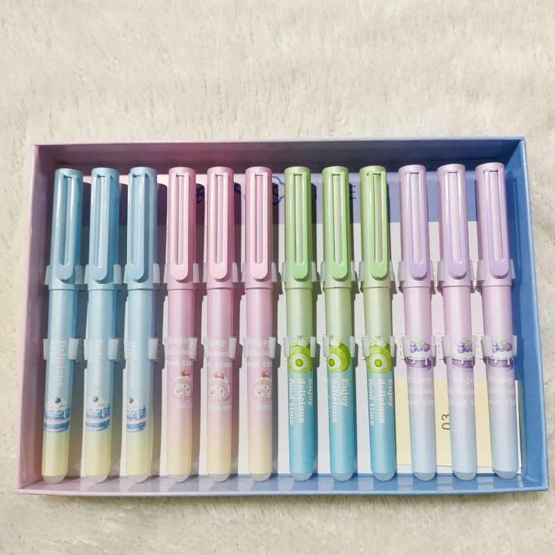 依人热敏可擦款钢笔可擦笔摩易擦磨热易消带有钢笔专用擦方便省事
