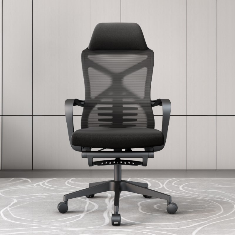 森菲亚人体工学椅电竞椅网布升降可调节麻将专用椅子办公椅电脑椅