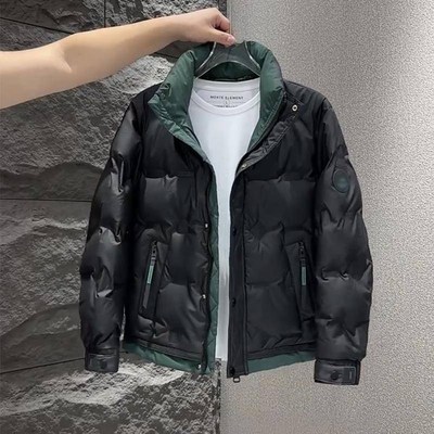 男士羽绒服冬季加厚m保暖简约百搭立领短款外套男款韩版帅气修身