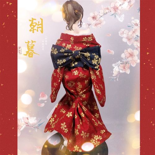手工定制乌塔女帝手办和服 村主宏美 兔女郎 赤羽麻美1/4手办和服