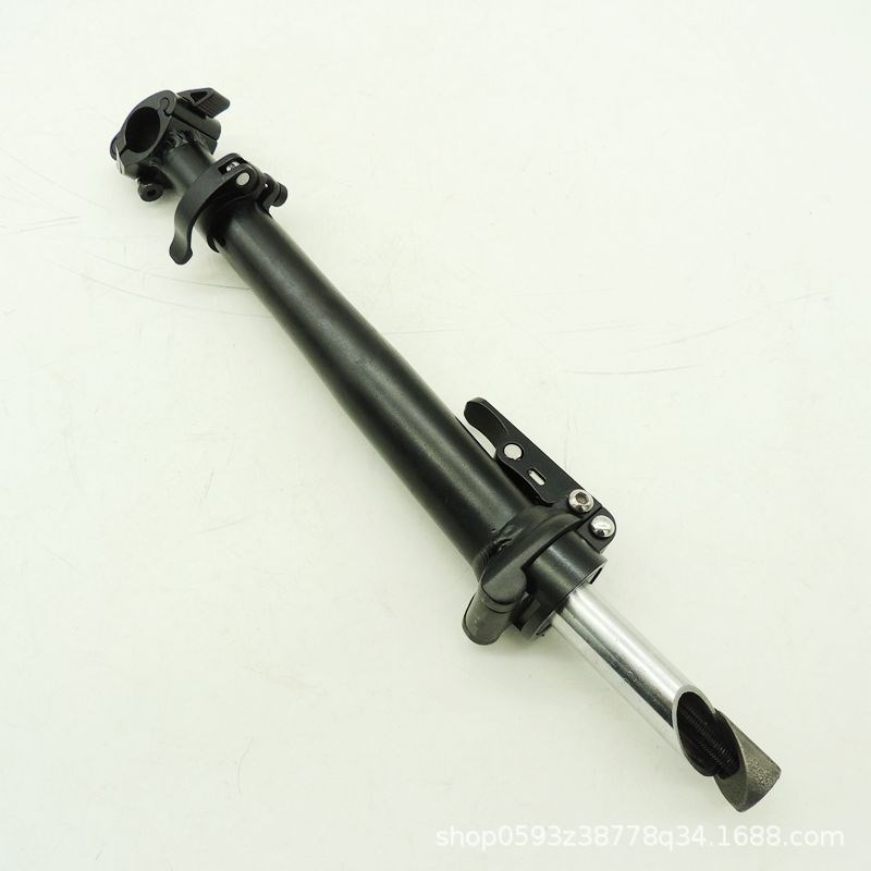 25.4mm折叠自行车铝合金把立 电动车滑板车右折把立 黑色