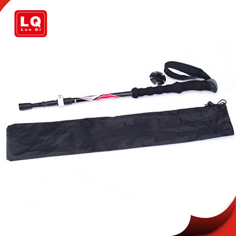 厂家直供户外旅游 可伸缩爬山拐杖 登山超轻手杖徒步杖拐棍