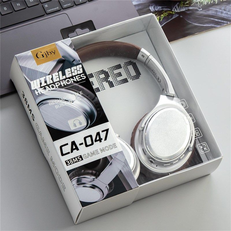 冠佳蓝牙耳机头戴式重低音多功能高音质L立体声降噪无线蓝牙耳机