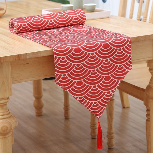 新中式桌旗民族风l餐边柜盖巾和风禅意茶几旗斗柜电视柜盖布茶台