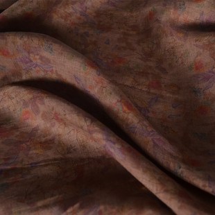 天一国际36支水洗纯亚麻印花布料民族风连衣裙袍子衬衫 面料 服装