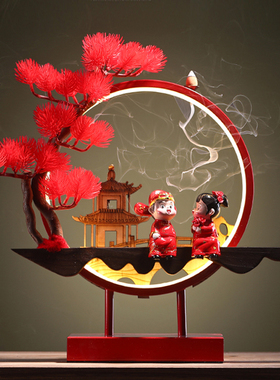 结婚礼物新人情侣创意桌面装饰闺蜜新婚七夕情人节W女朋友送礼品
