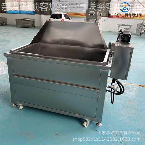 小型带TMZ翻方筐式油机炸 鱼豆腐形自动控温油炸锅 豆油泡电加热
