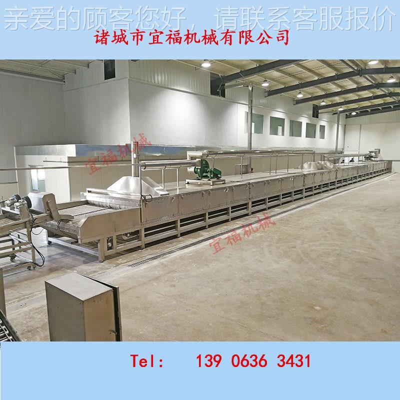 大型冰薯烘烤生产线钢不锈连续TKU地瓜烤箱 烤 烘地瓜流水线