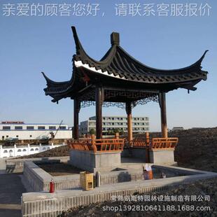 程仿古建筑工施工徽古大庙苏子903式派长廊凉亭御窑金砖吴王靠美