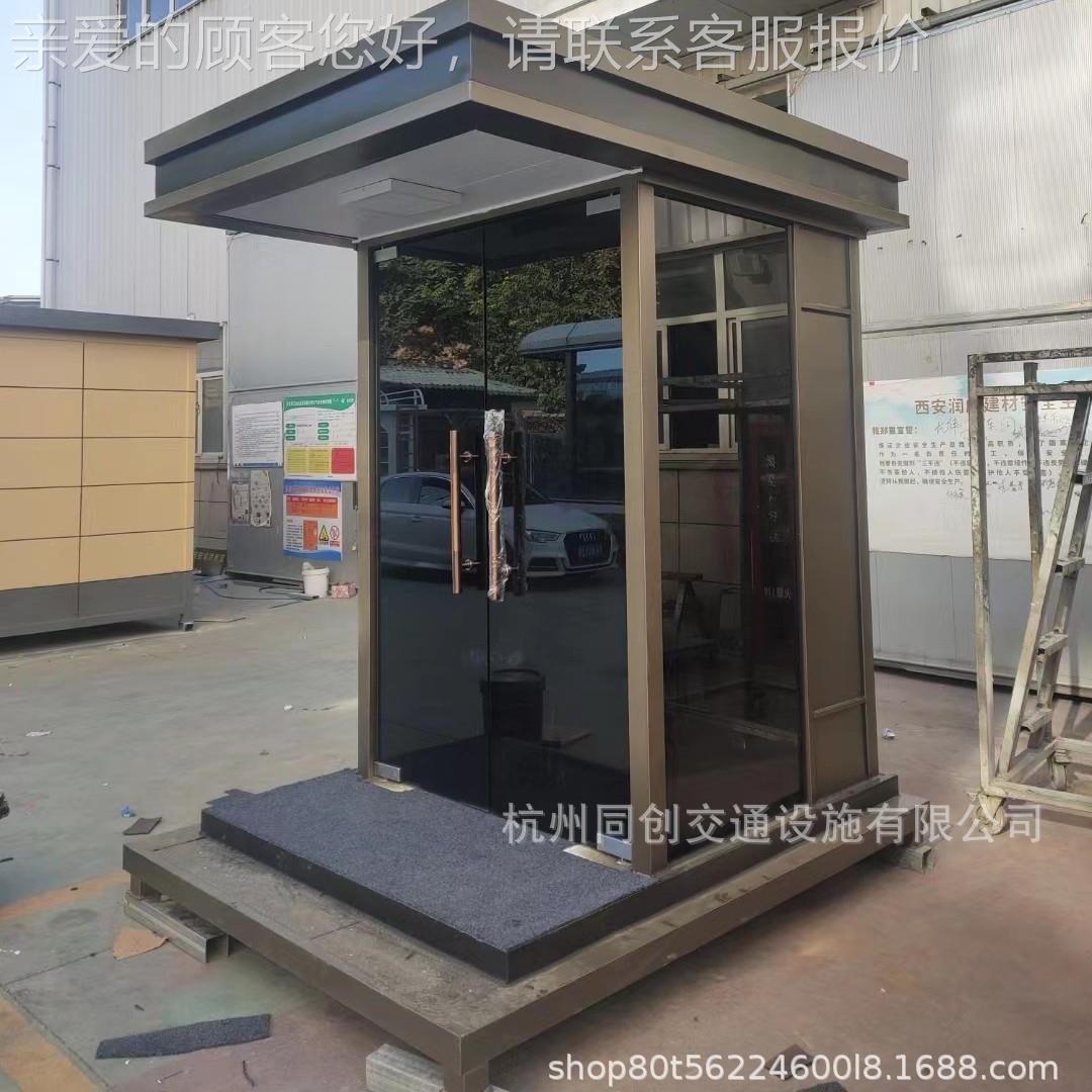 664礼户宾形象移动岗亭户外形小象岗台区楼部售外站台不锈钢艺术