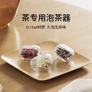 Tritan材质茶滤茶漏家用泡茶神器茶水分离过滤器泡茶球保温杯通用