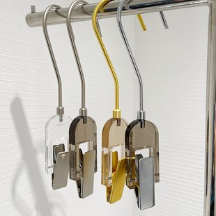 店丝巾S钩 陈列围巾展架挂钩简约女装 服装 店亚克力圆圈S勾夹子时尚