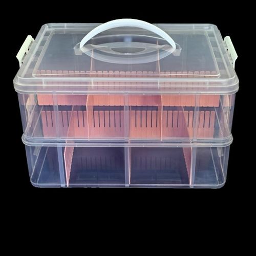 摆摊钵仔糕马芬杯子蛋糕塑料透明打包收纳盒甜品台周转箱运输盒