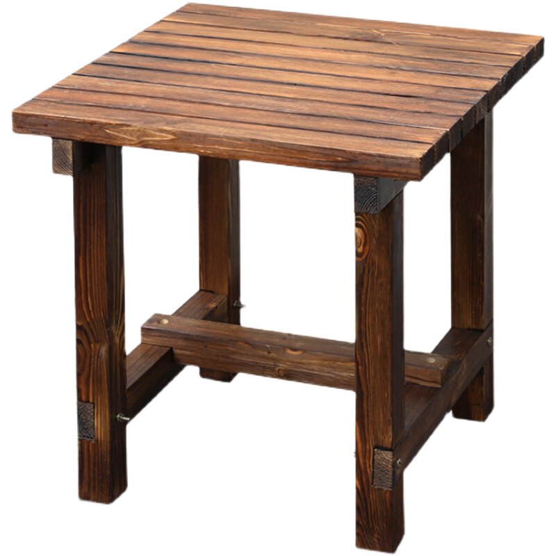 防腐木花架户外正方形木质多肉置物架实木阳台花盆架子庭院盆栽架