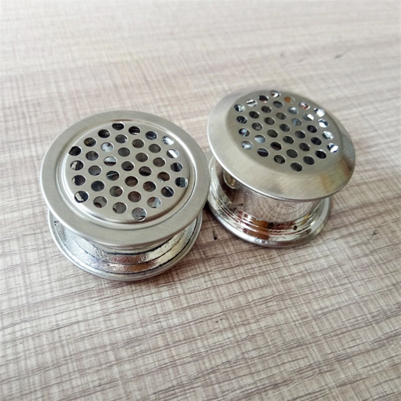 不锈钢双面透气孔 家具衣柜橱柜鞋柜通风孔透气网孔盖散热排气孔