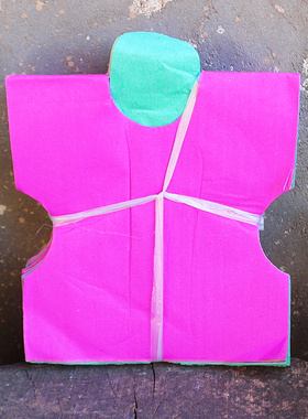 包邮五色福衣双面彩色纸衣拜土地祖先中元节元宝纸黄纸七月烧纸