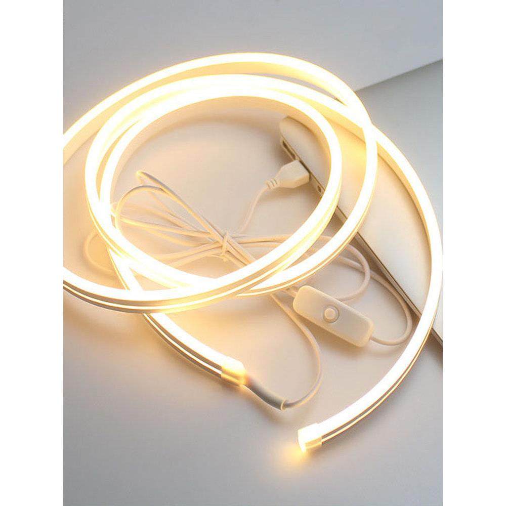 led灯带5v低压超亮电池款不插电usb柔性霓虹硅胶氛围软灯条带开关,家装灯饰光源,室内LED灯带,淘宝优惠券,粉丝福利购,淘宝优惠卷