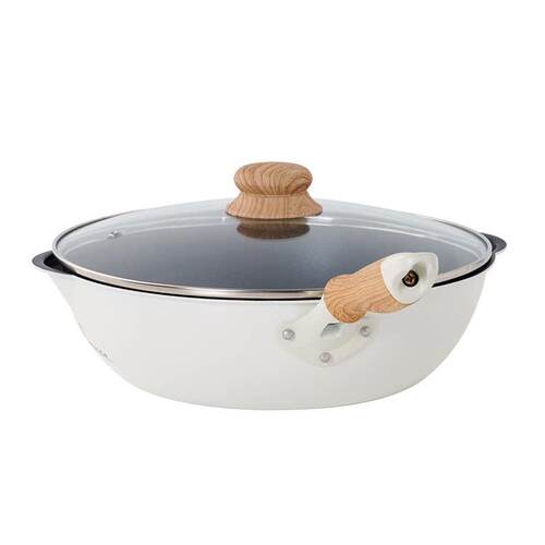 样板间厨房锅具摆件橱柜展厅软装搭配饰品组合响水壶煎锅汤锅套装