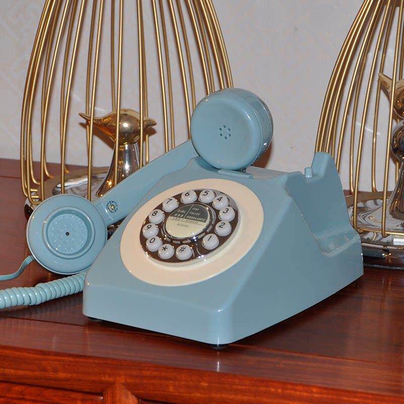 复古家用座机个性欧式时尚创意有线古董仿古电话机新品办公固话