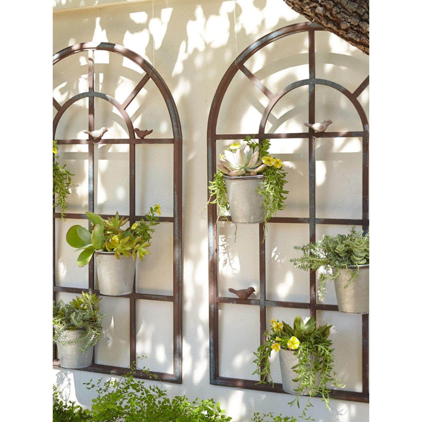 铁艺花架子客厅地中海壁挂件阳台墙壁绿萝壁饰客厅墙上装饰品墙面