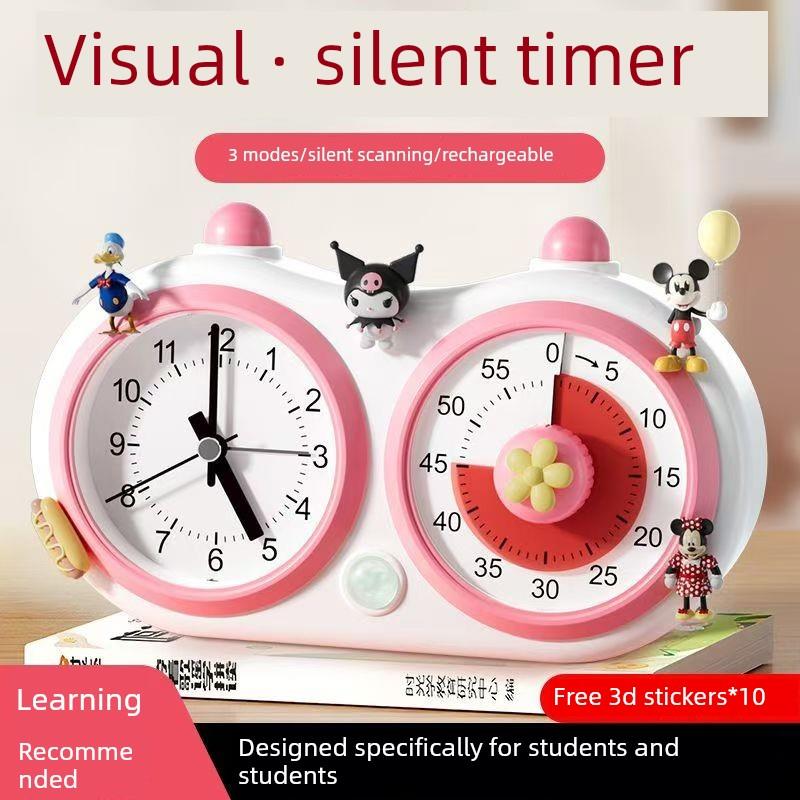 计时器学习专用自律神器小学生儿童作业闹钟视觉倒数时间管理器