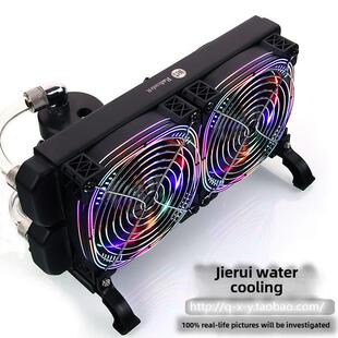 捷穗水冷笔记本电脑水冷240铜排120加厚散热器静音外置改装设备