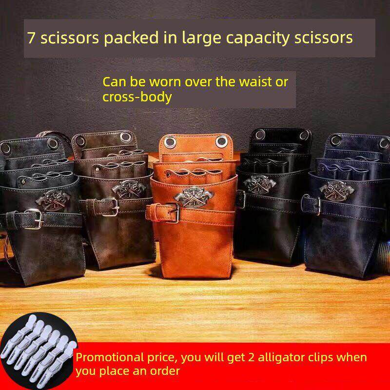 网红美发工具包理发师剪刀包发型师剪子包剪发腰包宠物师斜挎包潮