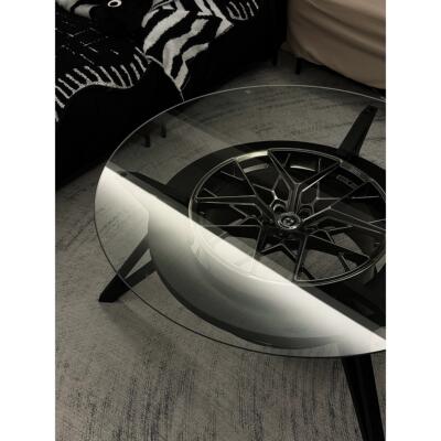 轮毂桌（升级版）咖啡桌客厅咖啡桌谈判桌无障碍豪华咖啡桌