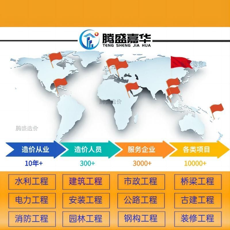 代做工程造价预算水利电力装v修仿古建筑农田公路安装算量投标报图片