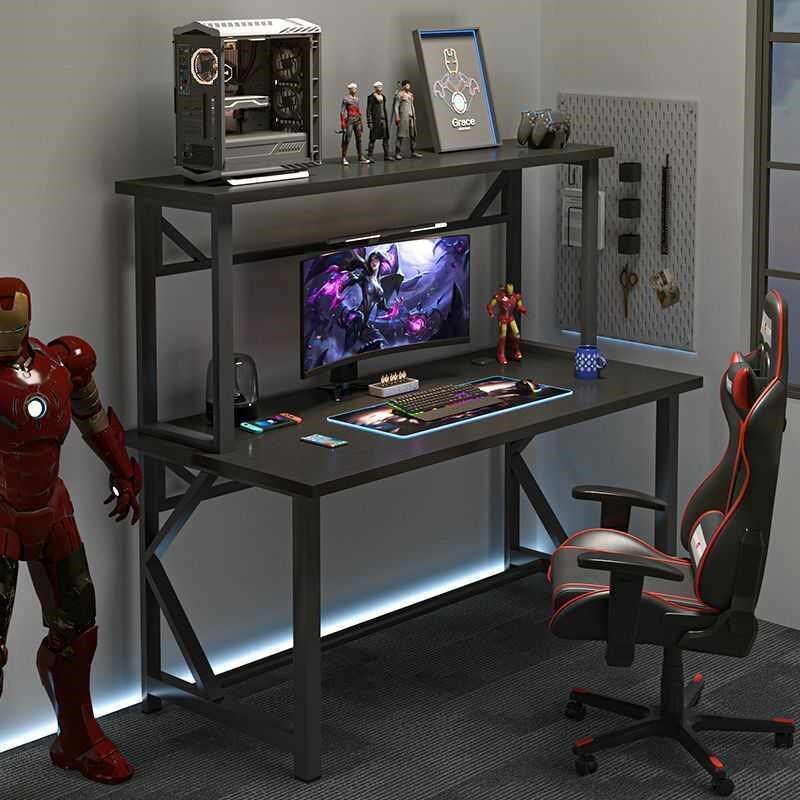 网吧桌椅b台式电脑桌网咖沙发椅子家用热卖套装单人电竞桌一体座