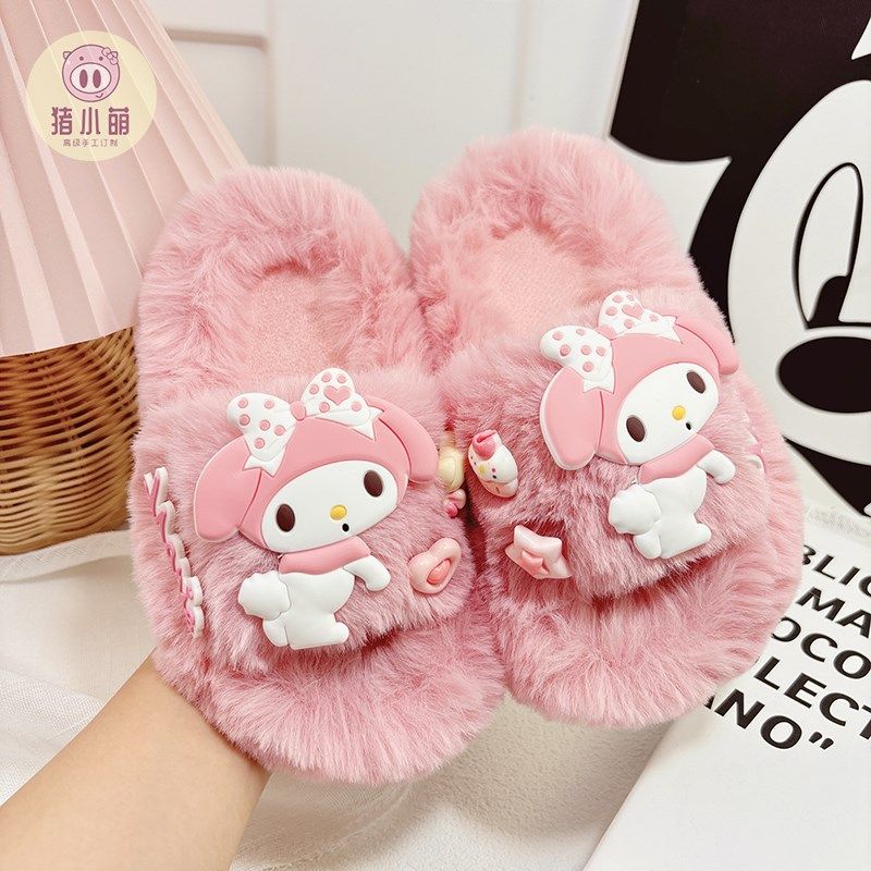 女童可爱粉色露趾棉拖鞋儿童宝宝女孩冬天冬季室内2024秋冬季新款,童鞋/婴儿鞋/亲子鞋,儿童棉拖鞋,淘宝优惠券,粉丝福利购,淘宝优惠卷