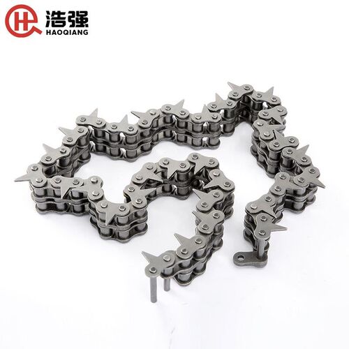 现货尖齿链条08B-2单双侧尖齿链金属传动链条非标工业链条